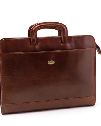Leather business bag for trolley