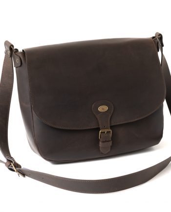 Leather laptop bag without handle