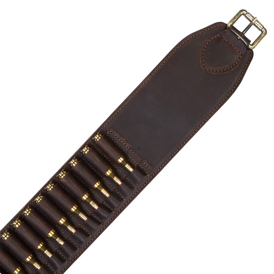 Leather cartridge belt for 30 bullets caliber 6