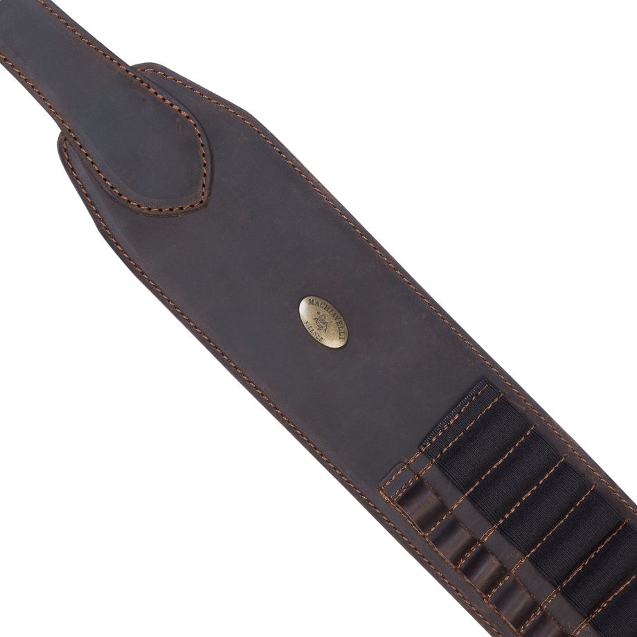 Leather cartridge belt for 30 bullets caliber 6 and similar