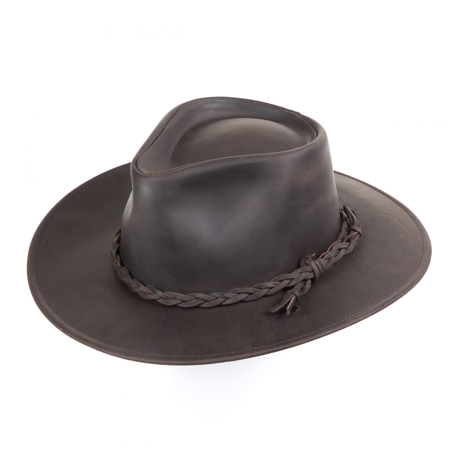 Australian styled leather hat - Machiavelli Leather