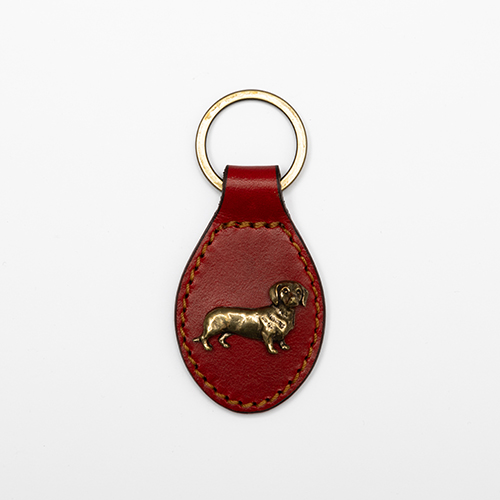 Dachshund dog keychain