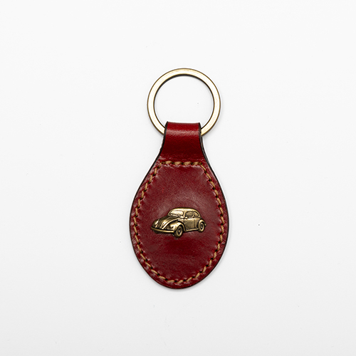keyring with volkswagen beetle car